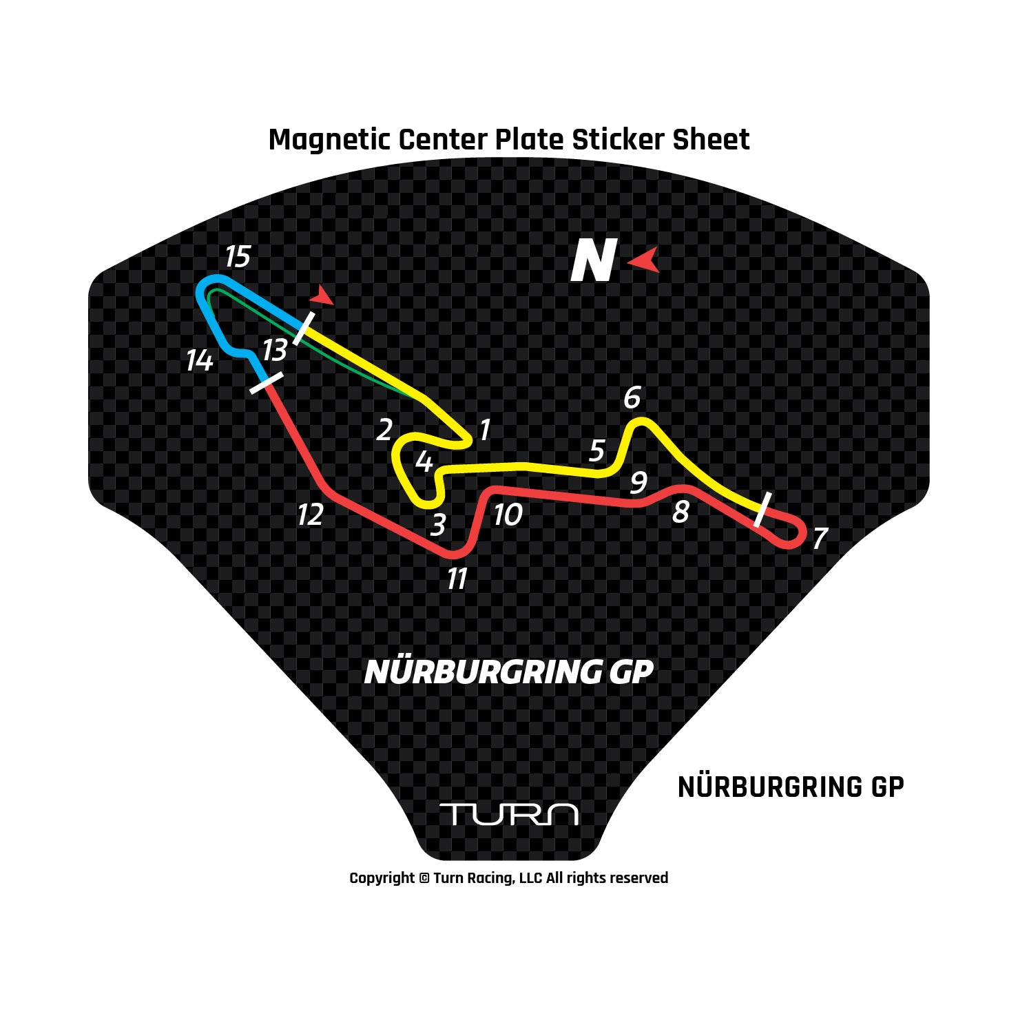 Turn Racing MCP Sticker Sheet