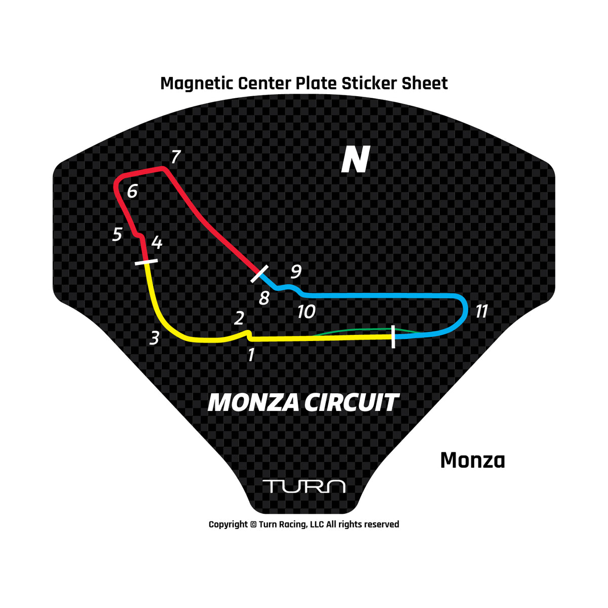 Turn Racing MCP Sticker Sheets
