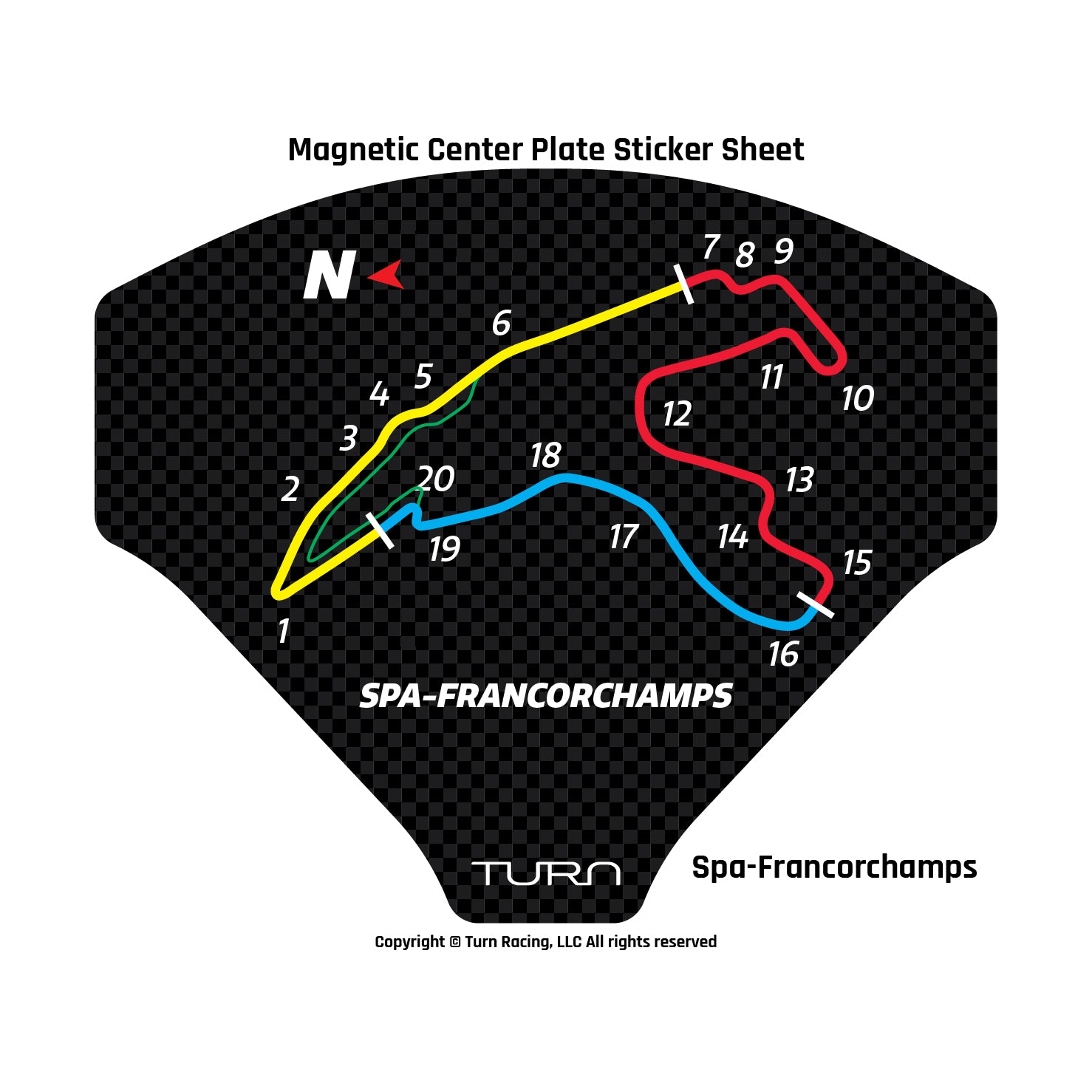 MCP Sticker Sheet Circuit Map Spa